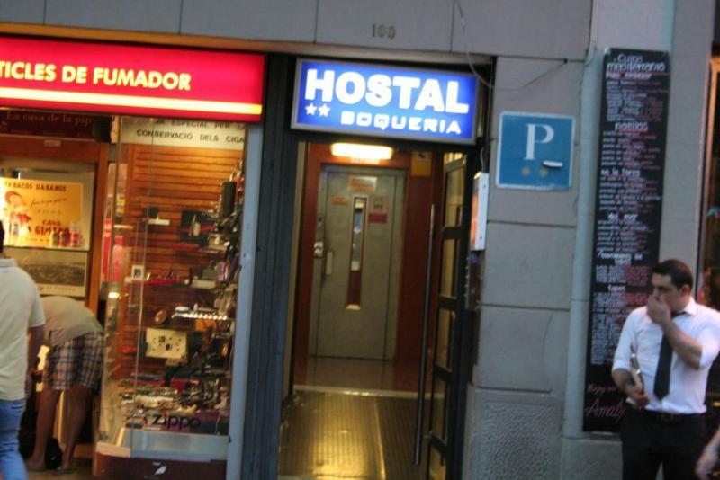 Hostal Boqueria Barcelona Kültér fotó